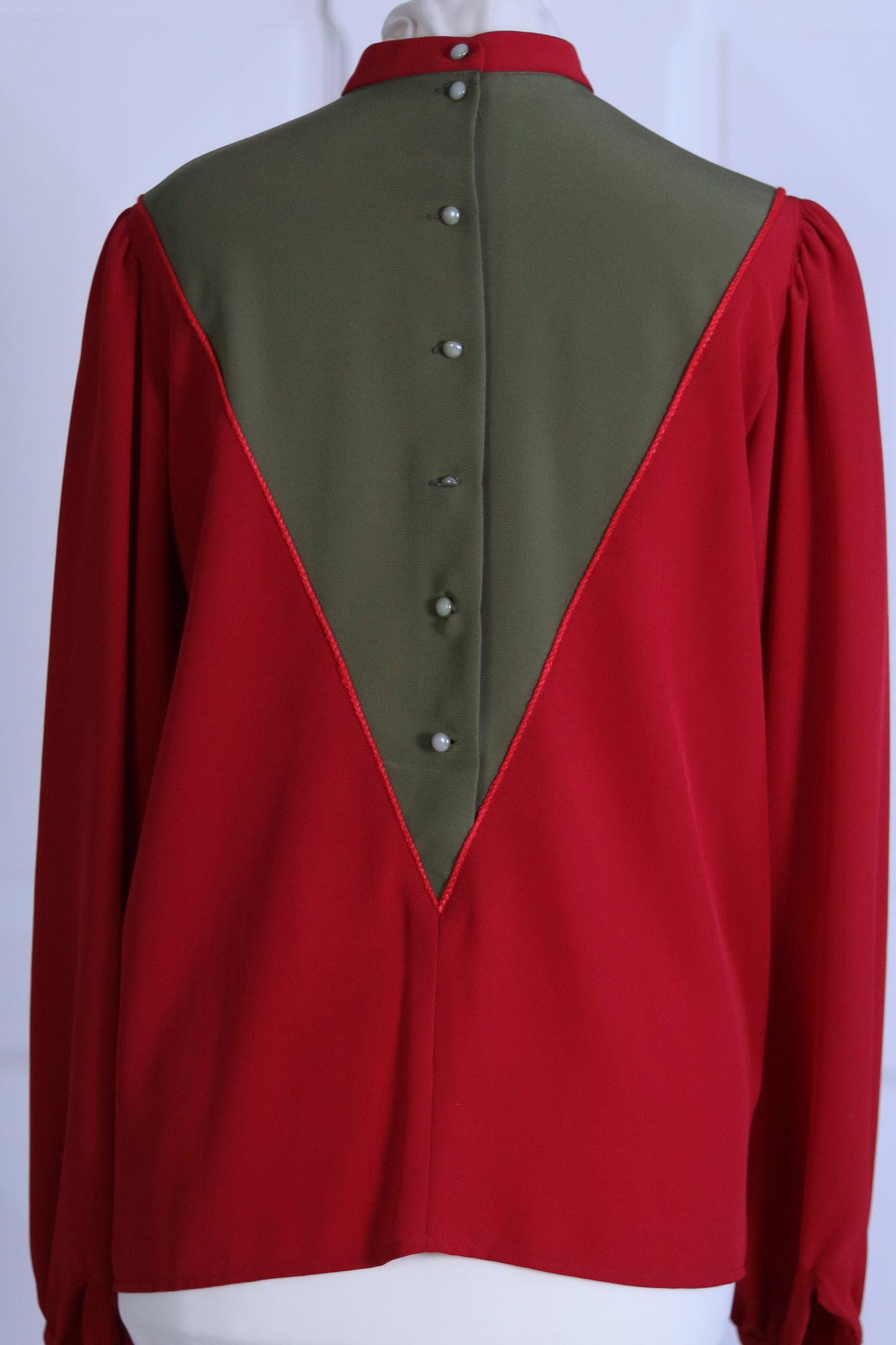chemisier blouse col montan