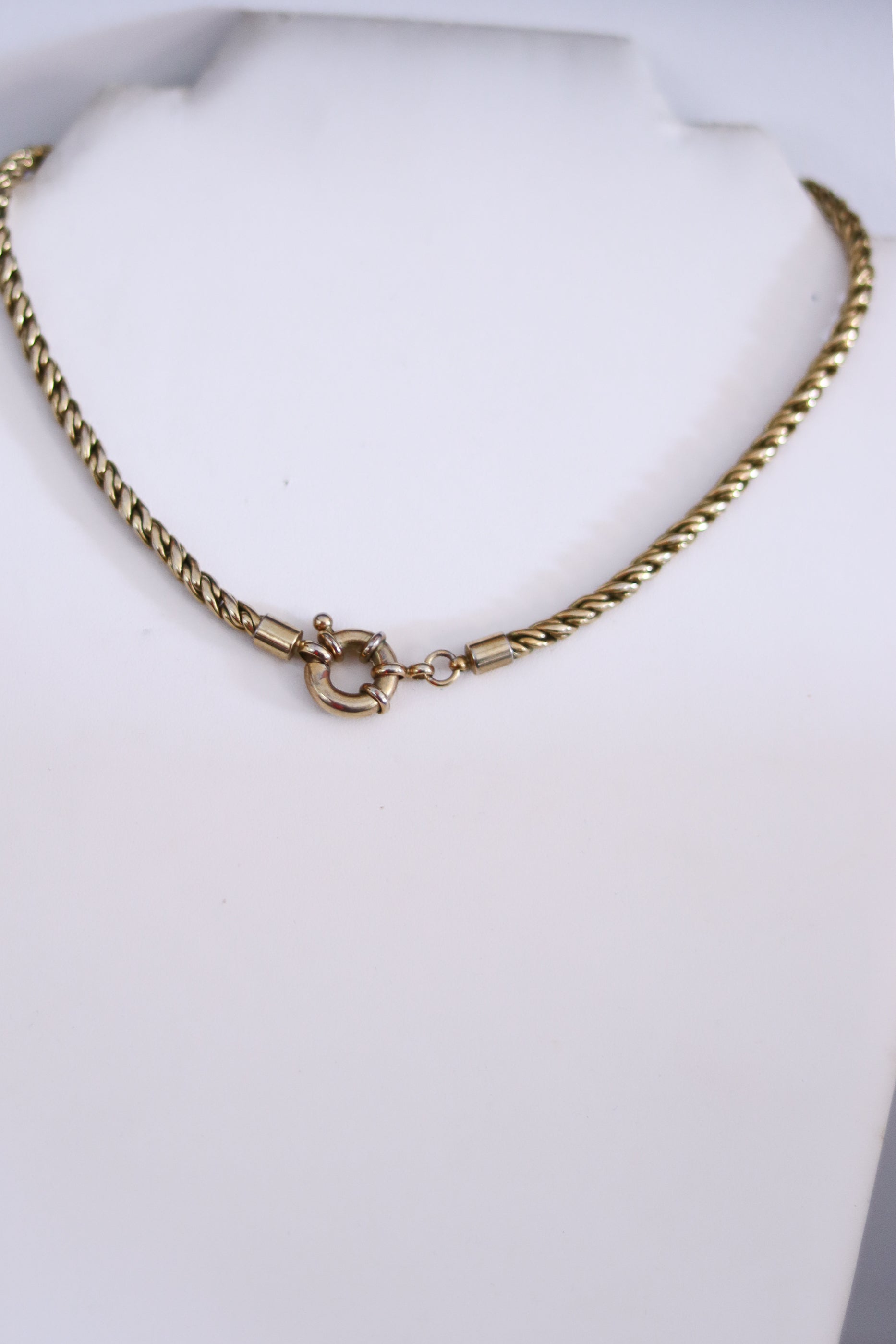 Collier Doré Vintage - Occasion - Bijou Ancien Ou Rétro