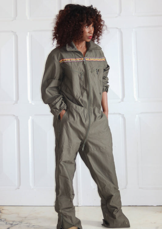 Combinaison pilote vintage