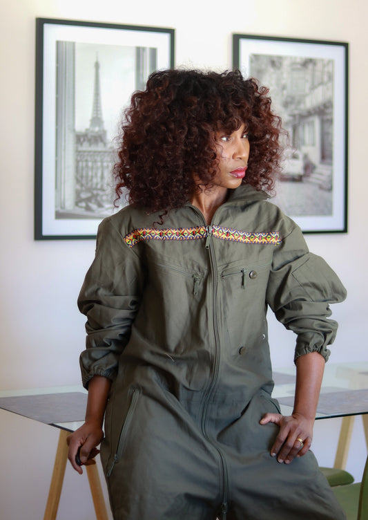 Combinaison pilote vintage