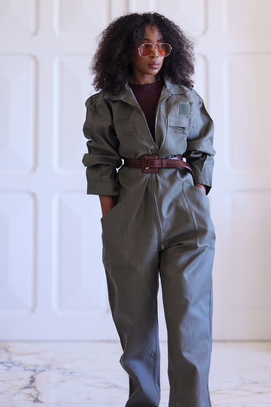 Combinaison pilote vintage