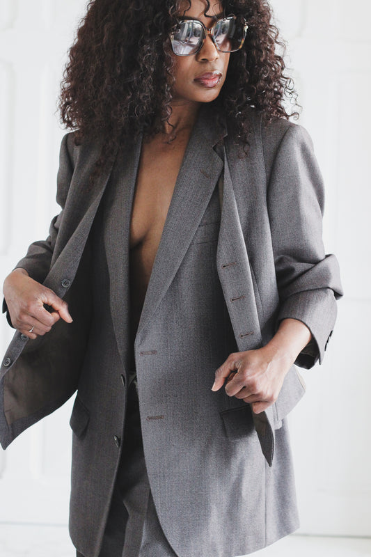 Sur mesure costume masculin pantalon 3 pièces vintage