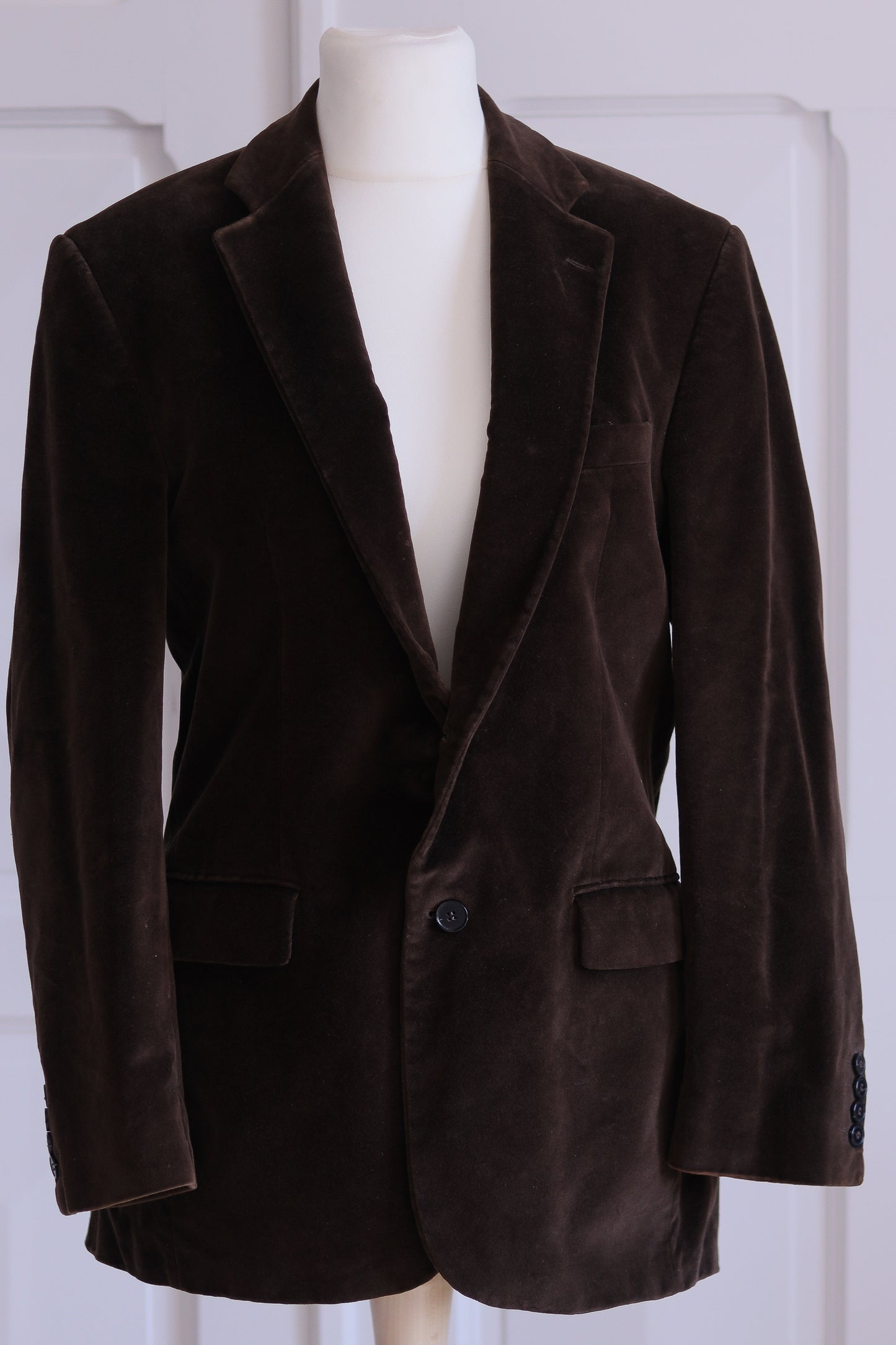 Dormeuil costume en velours