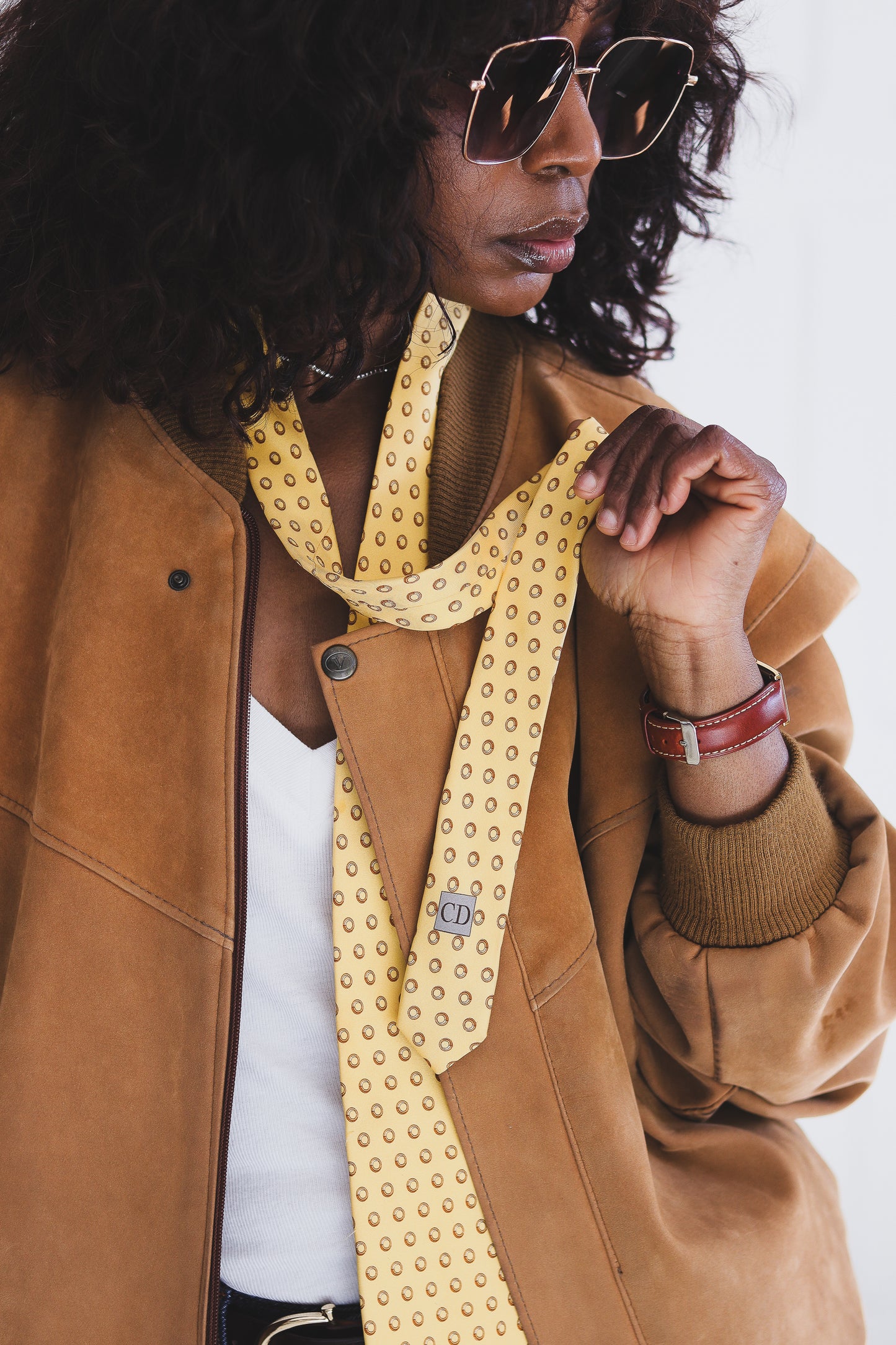 Dior cravate à motif