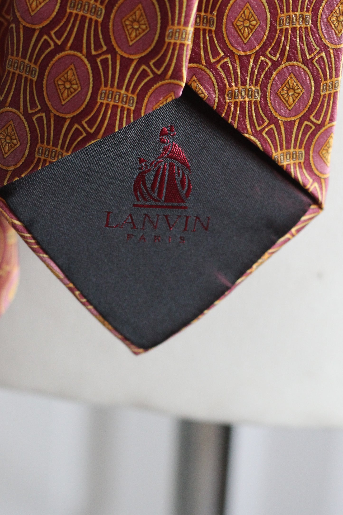 Lanvin cravate en soie