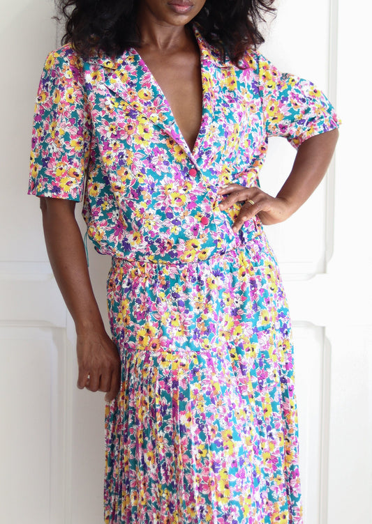 Janine PAUPORTE ensemble jupe