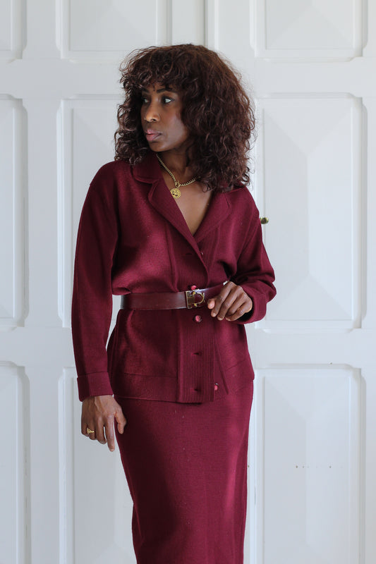 Moriss ensemble jupe en laine