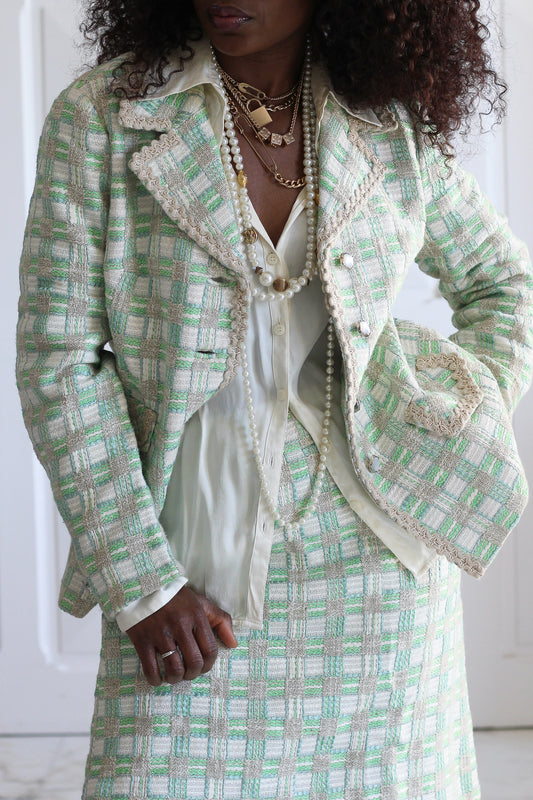 KR Paris ensemble jupe en laine