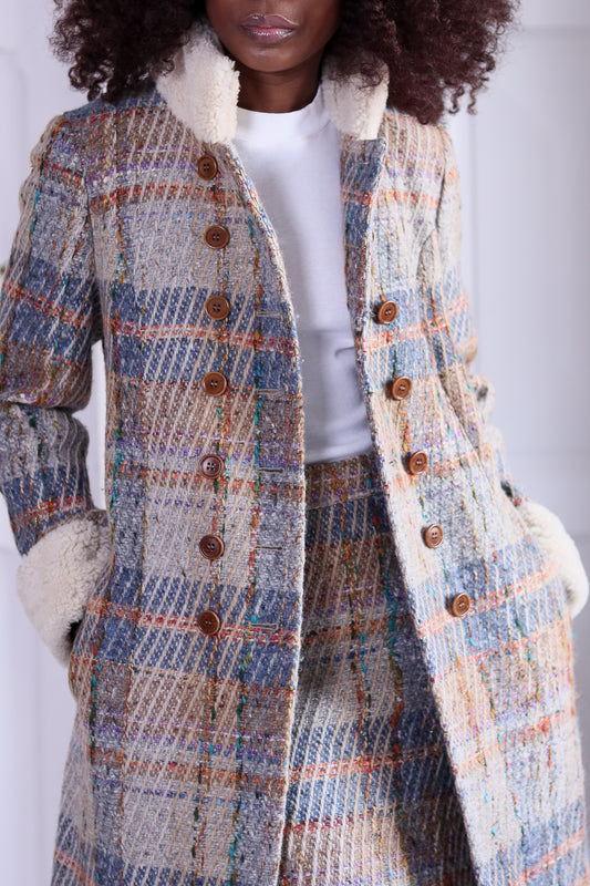 Scapa tailleur jupe tweed