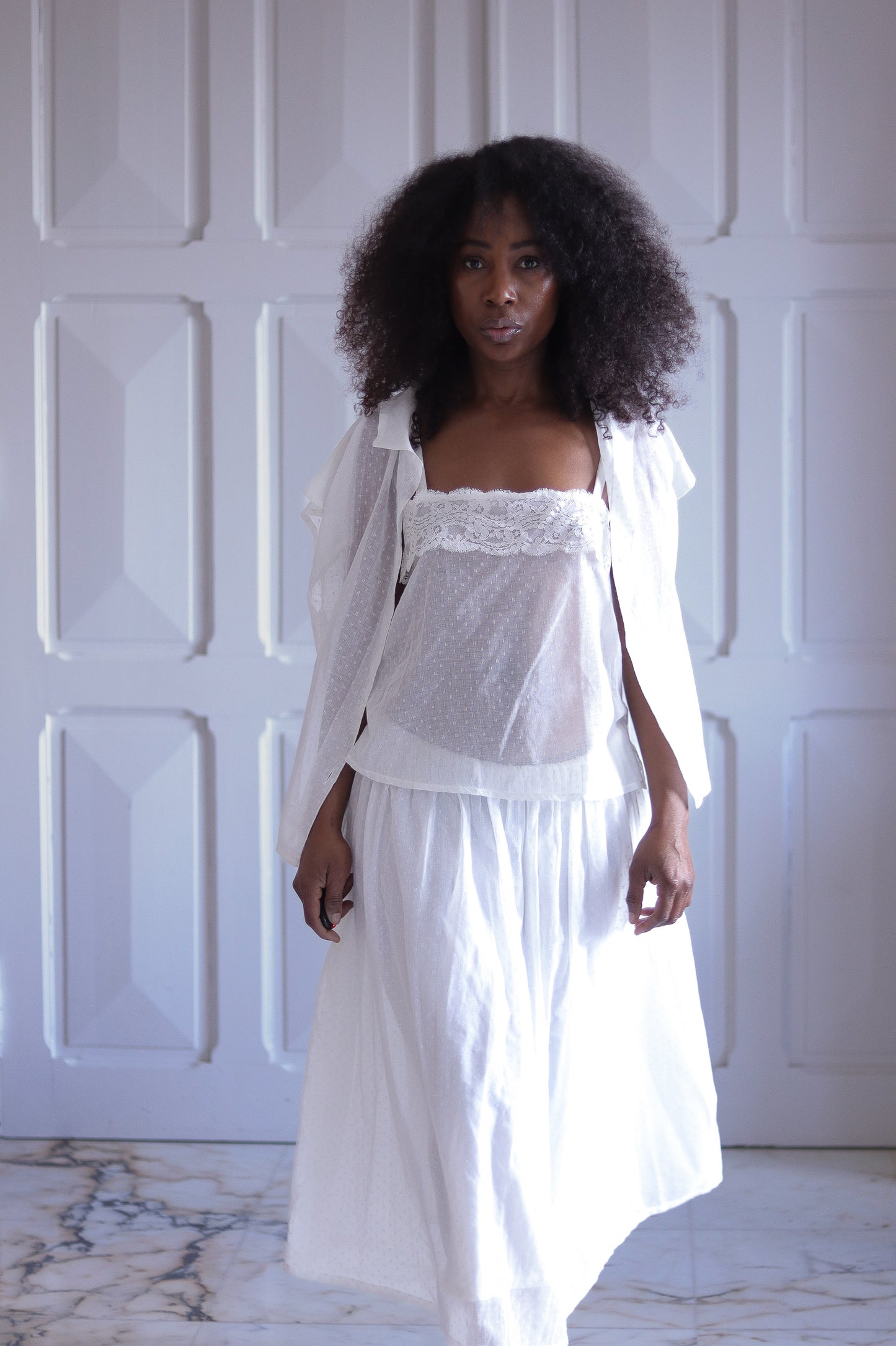 Fait main ensemble 3 pièce en coton