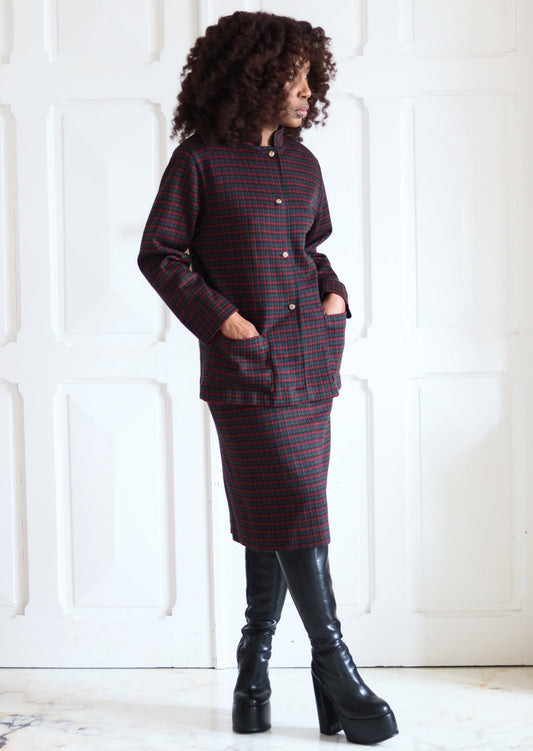 FAIT MAIN ensemble jupe laine