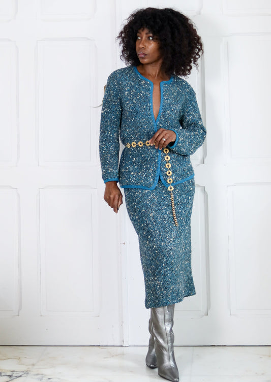 FAIT MAIN ensemble tricot jupe