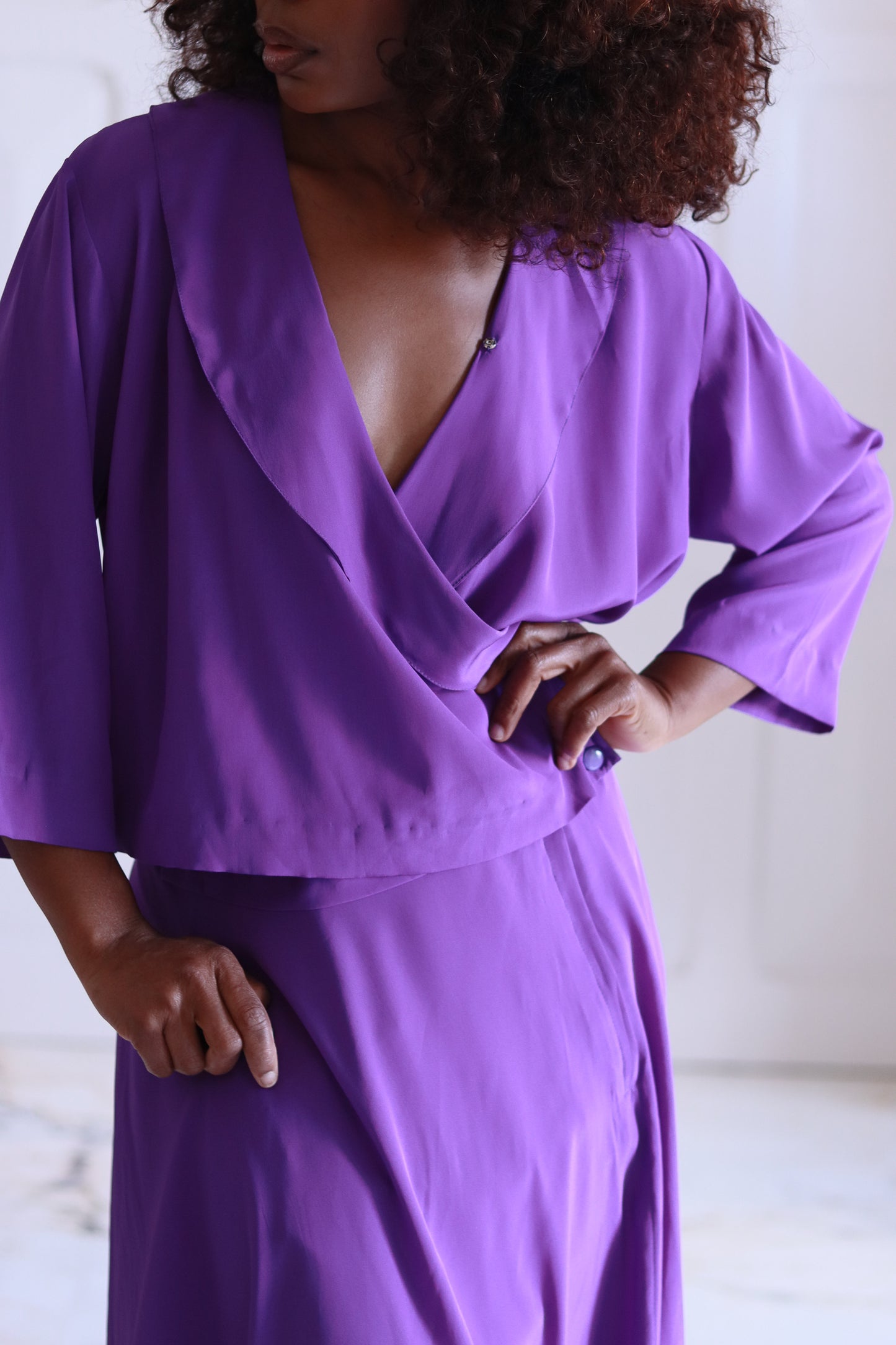 Ensemble jupe violet