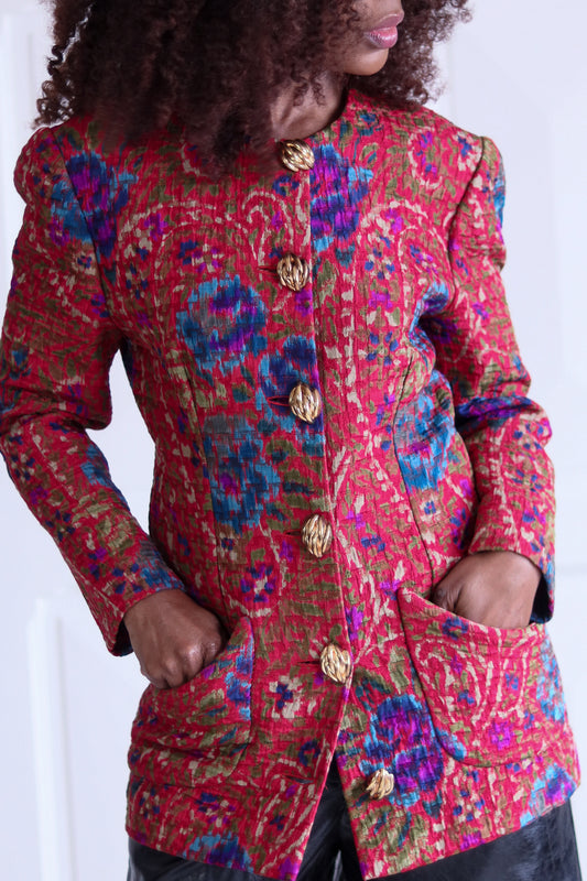 Fait main veste années 1980