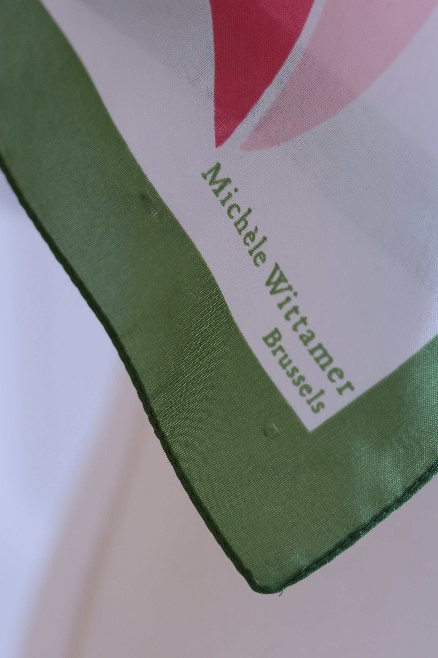 Michèle Wittamer foulard floral