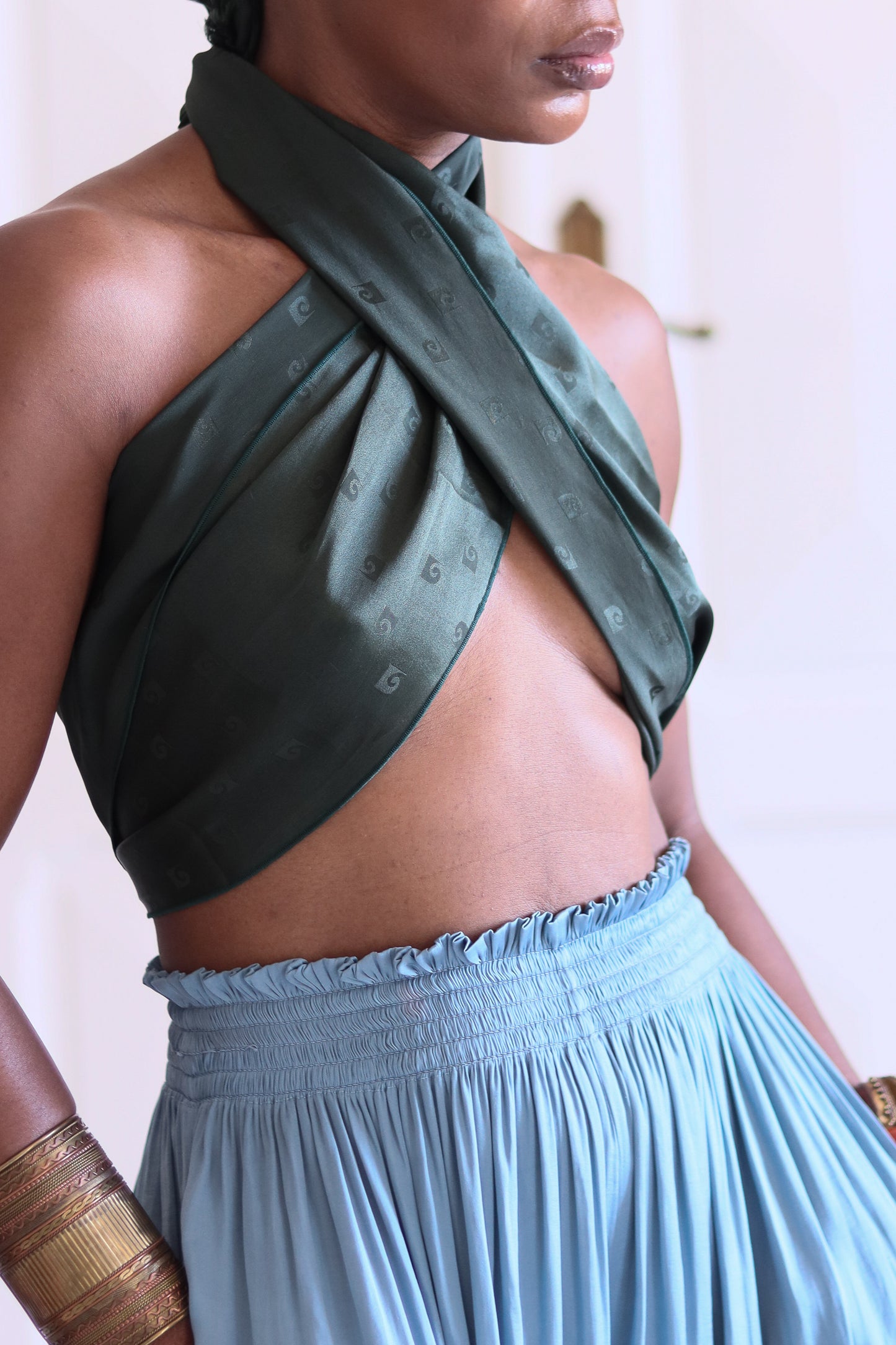 Pierre Cardin rectangle en soie