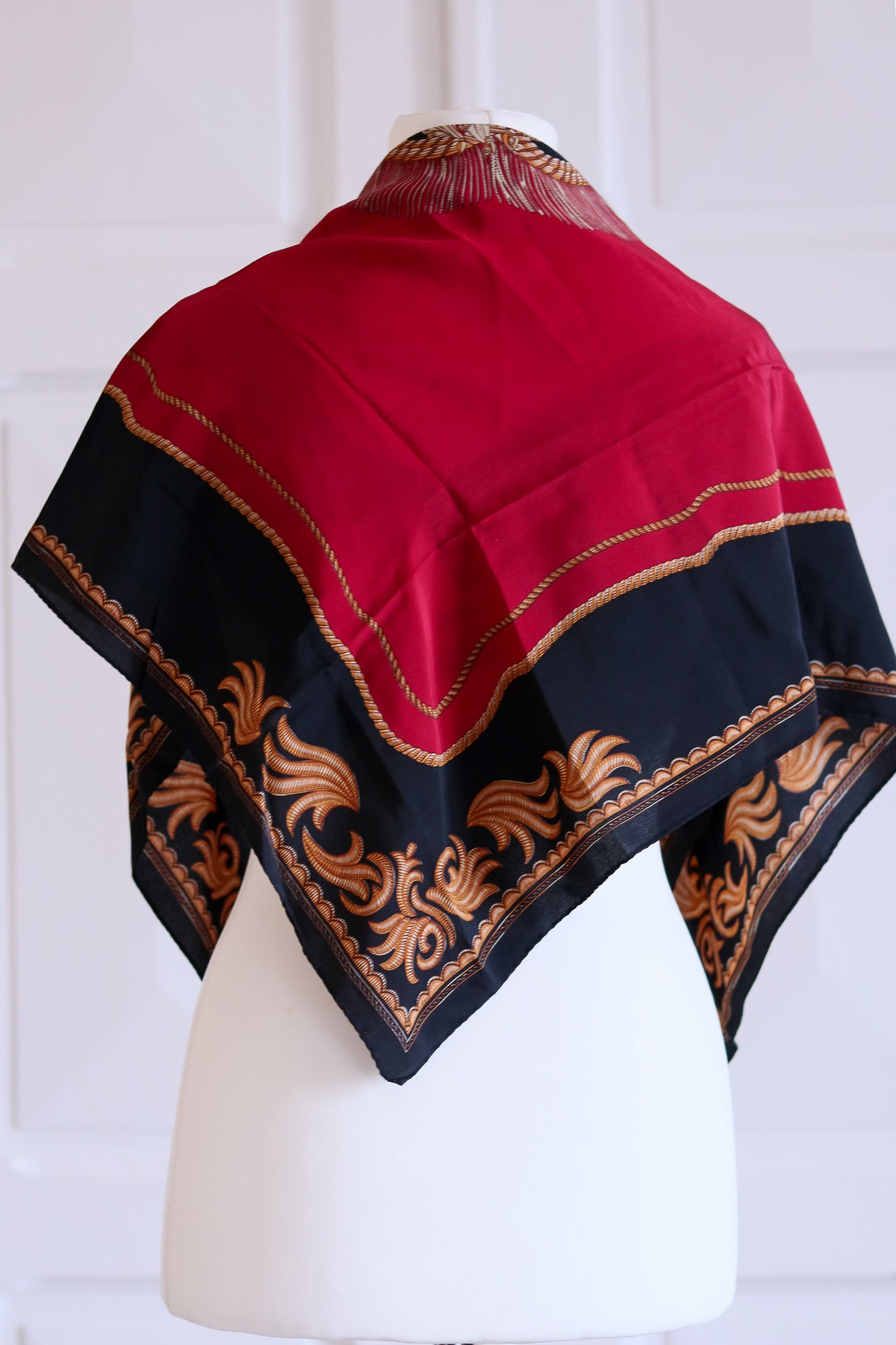 Foulard vintage en soie