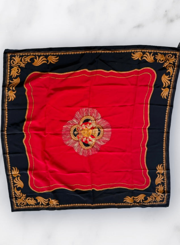 Foulard vintage en soie