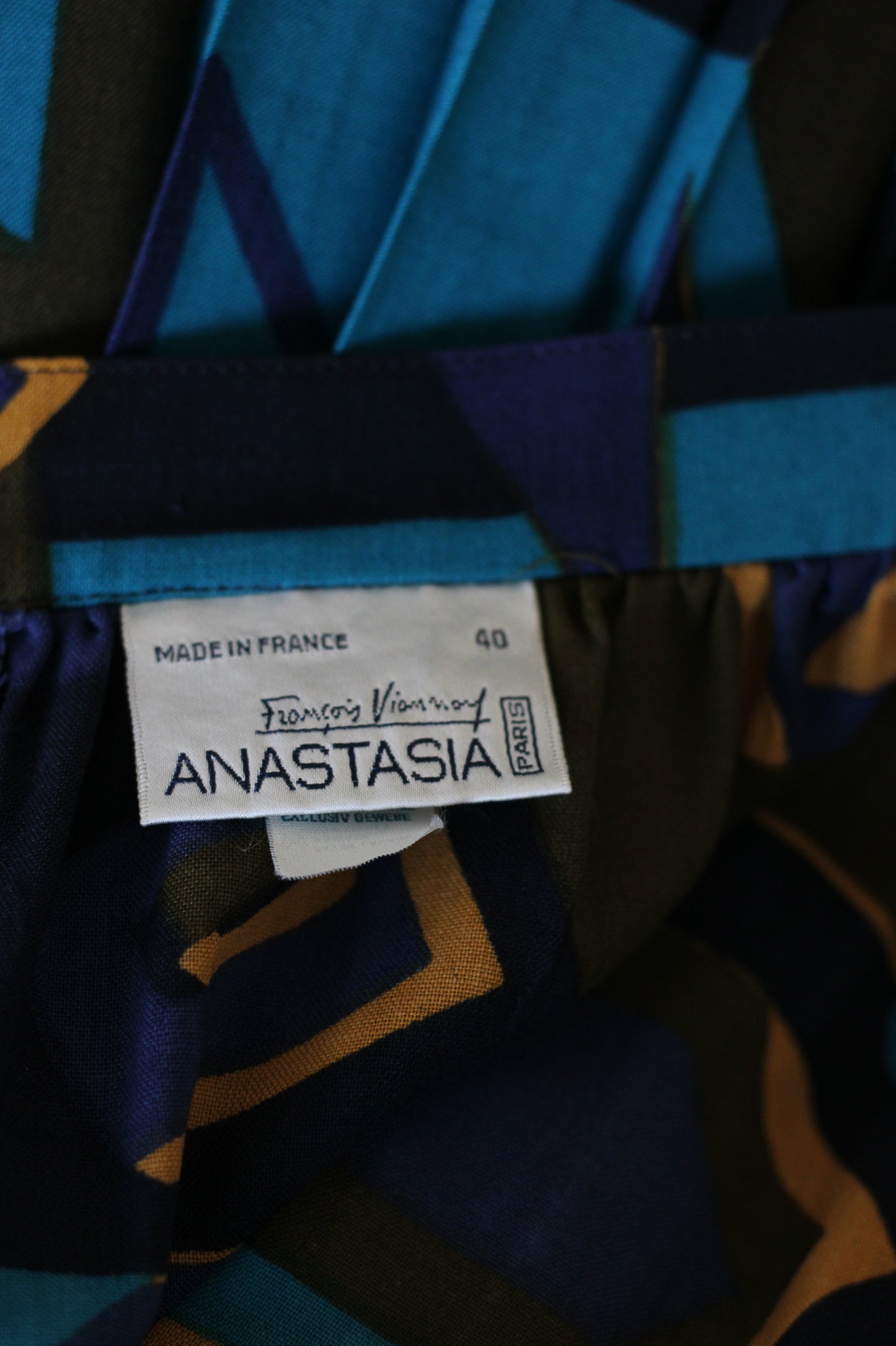 Anastasia Paris by François Viannay jupe à motifs abstrait