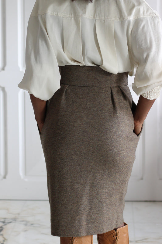 Céline Paris jupe taille haute