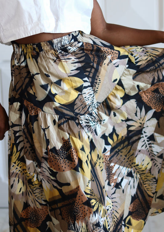 Betty BARCLAY jupe à motifs