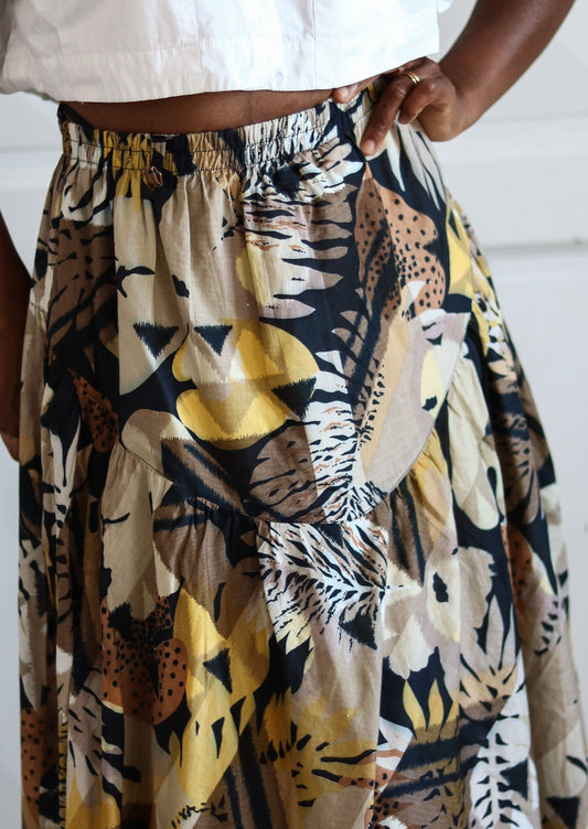 Betty BARCLAY jupe à motifs