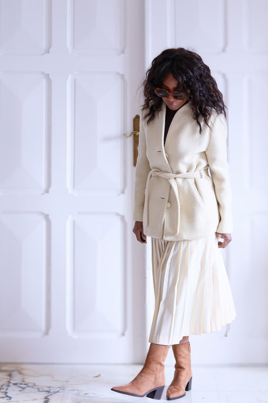 Veste en laine et mohair