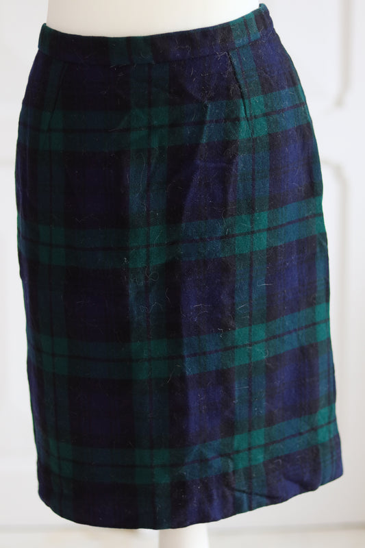 Fait main jupe en laine à motifs