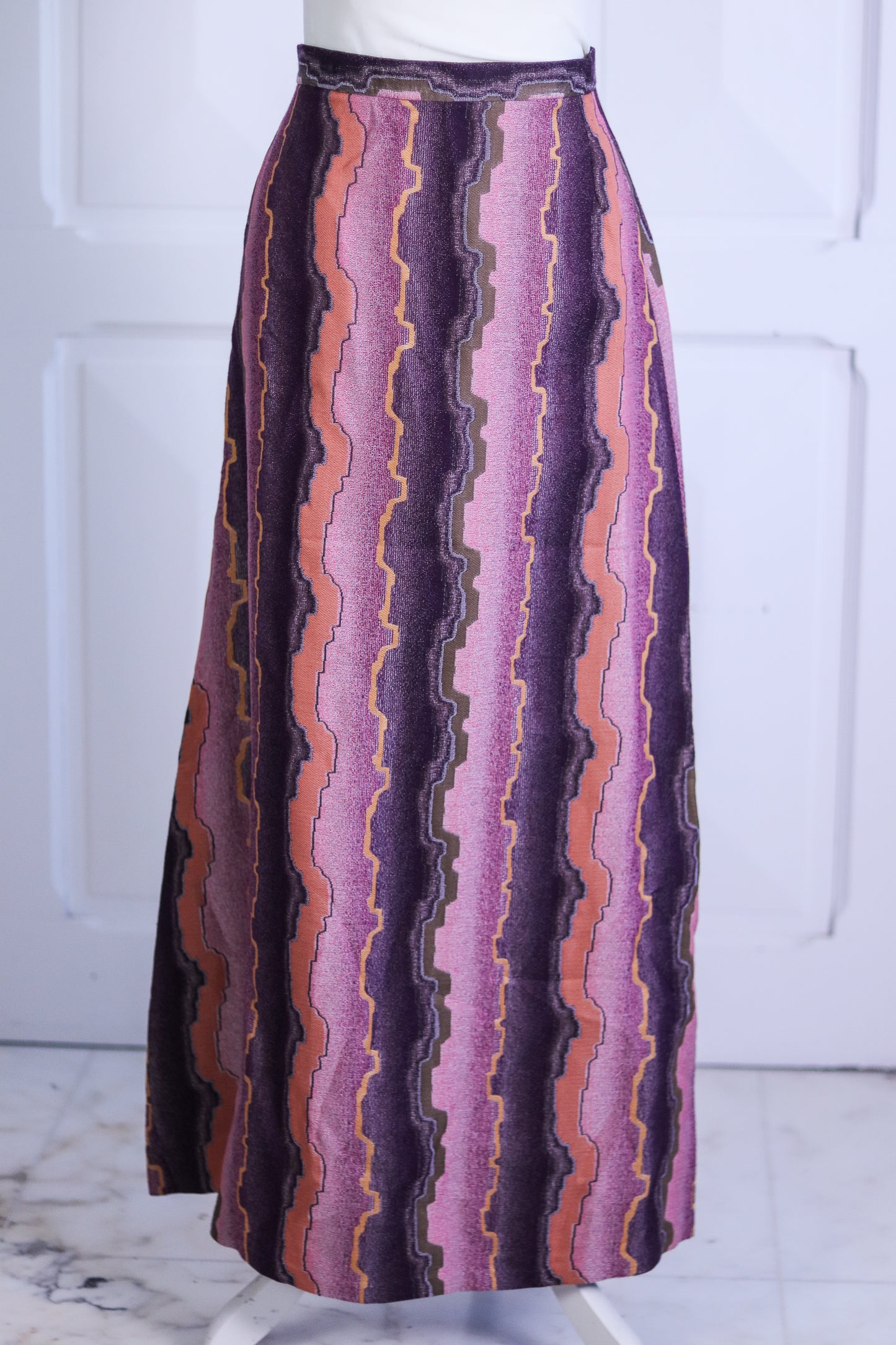 Fait main longue jupe vintage