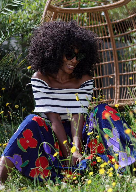 Jupe plissée années 1970