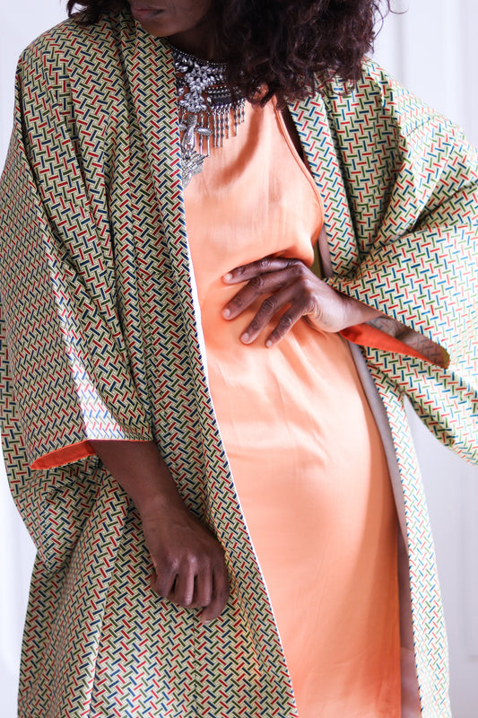 Fait main kimono à motifs