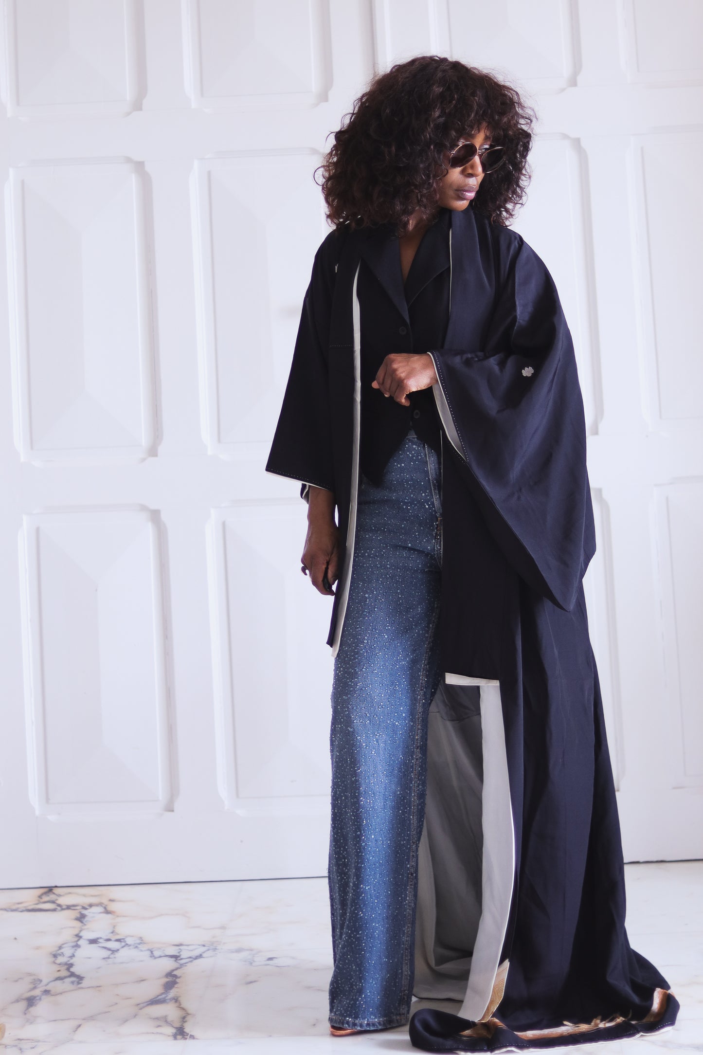 Fait main kimono en soie