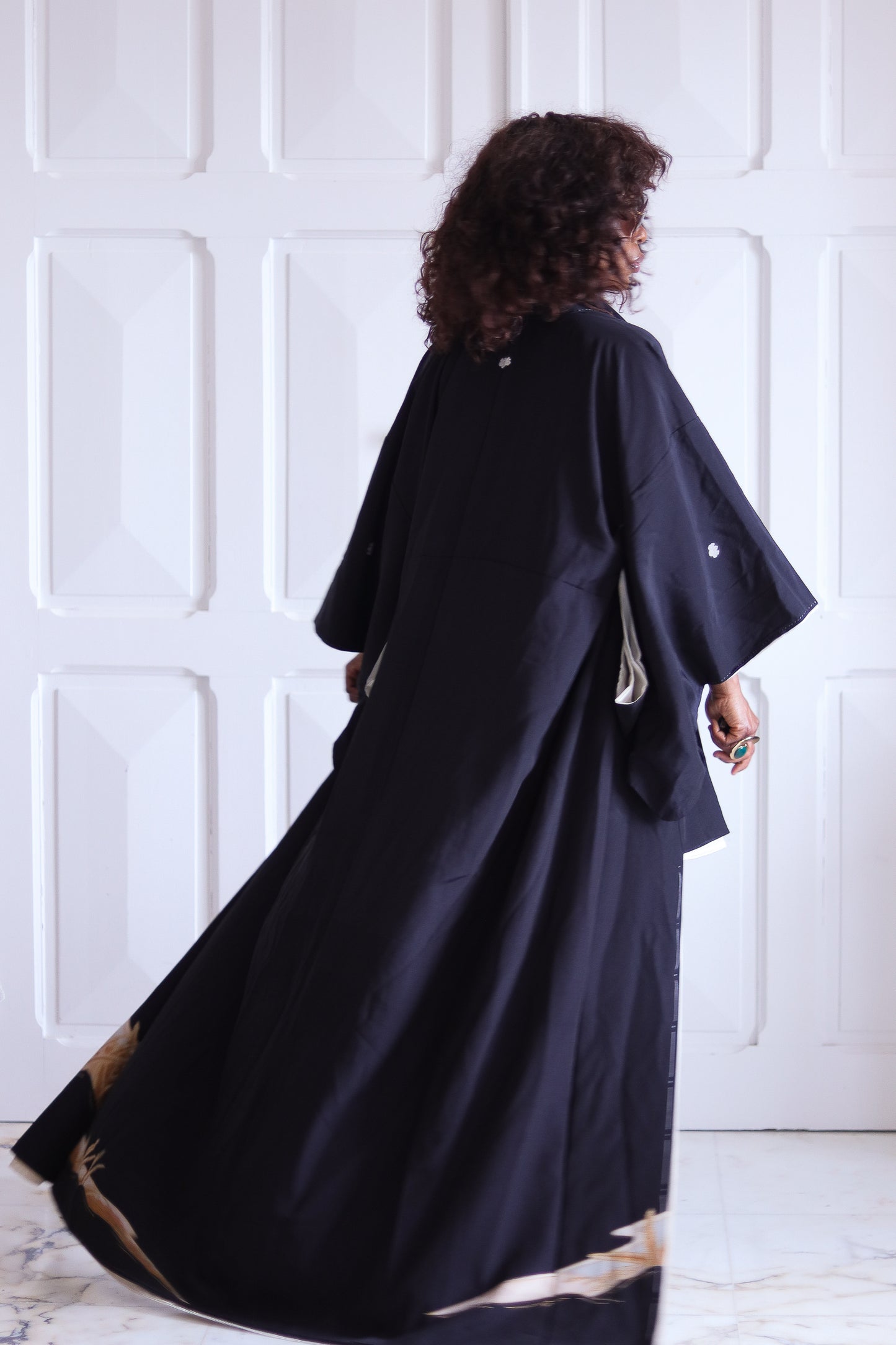 Fait main kimono en soie