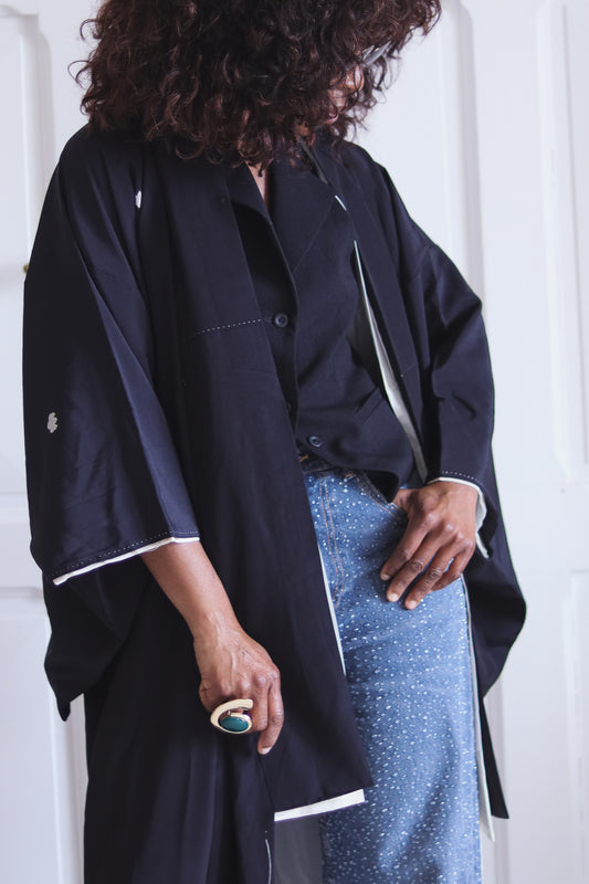 Fait main kimono en soie