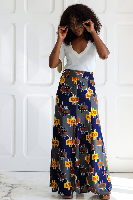 Doublore longue jupe vintage