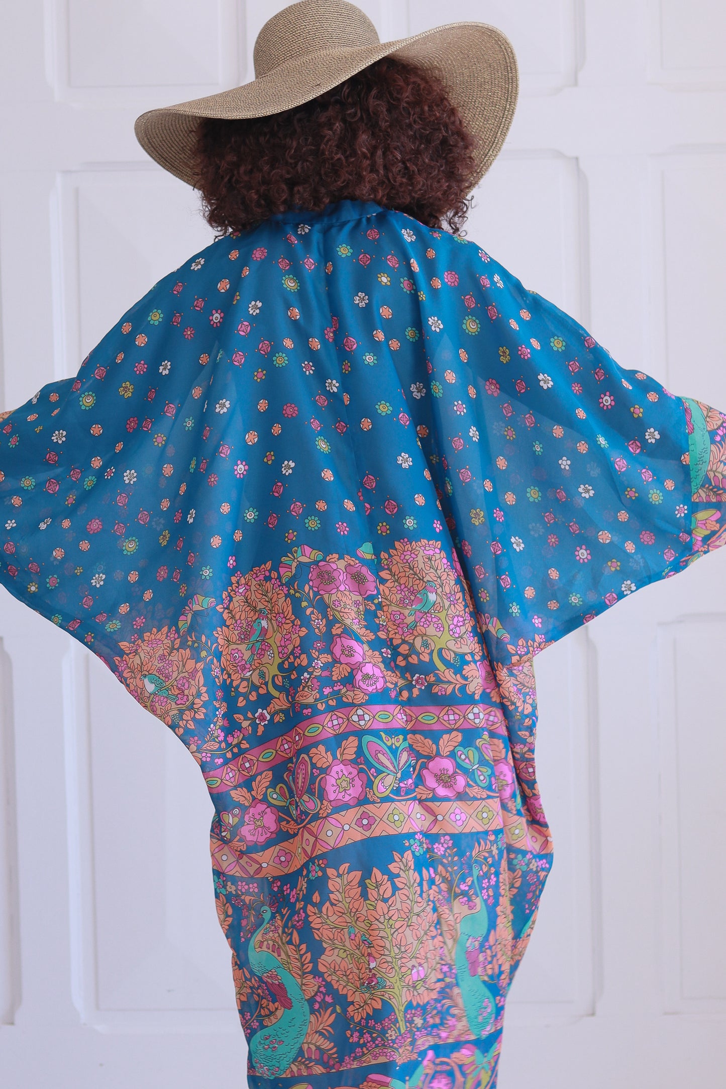 Fait main robe caftan vintage