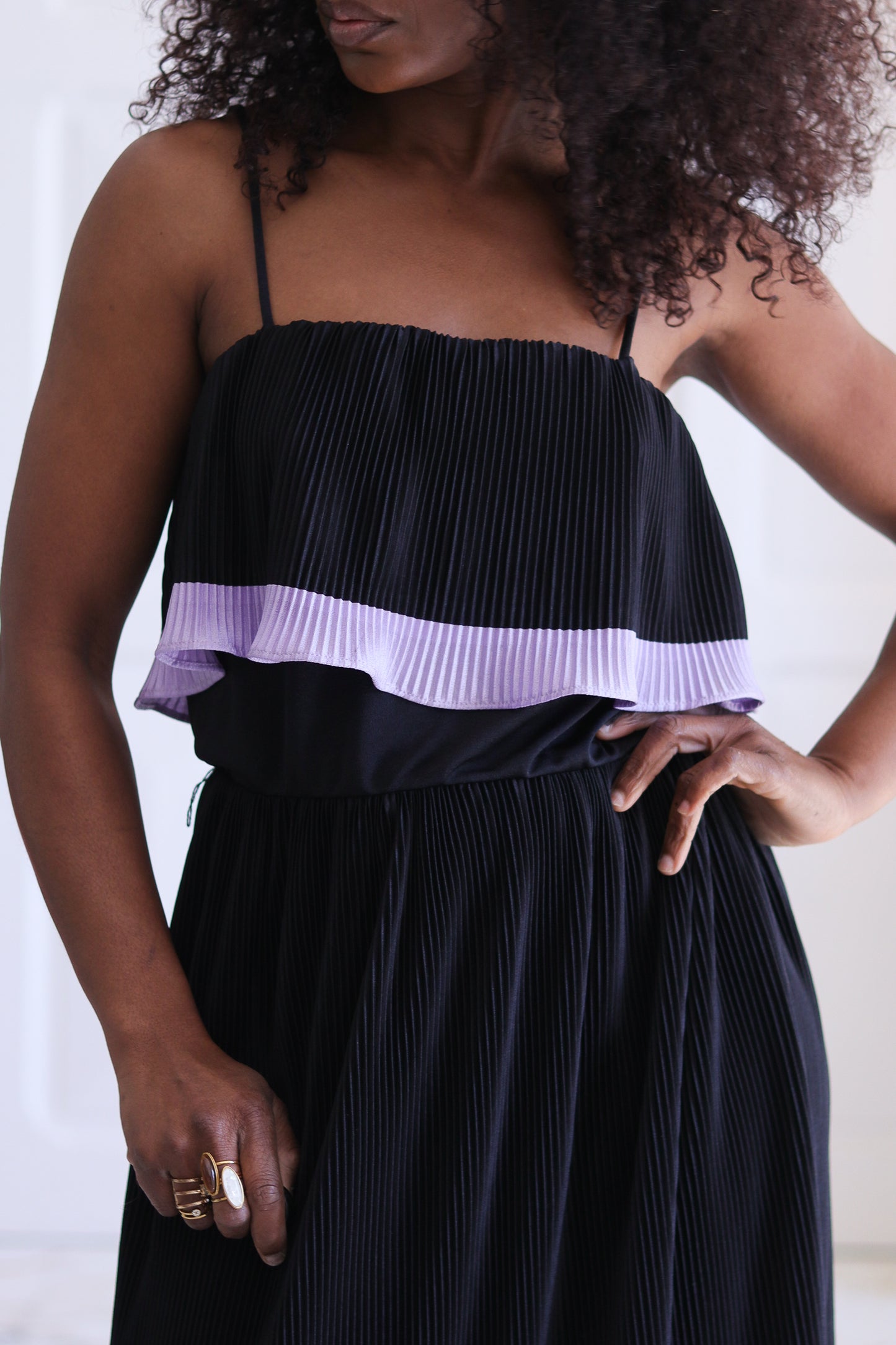 Shubette of London robe plissée