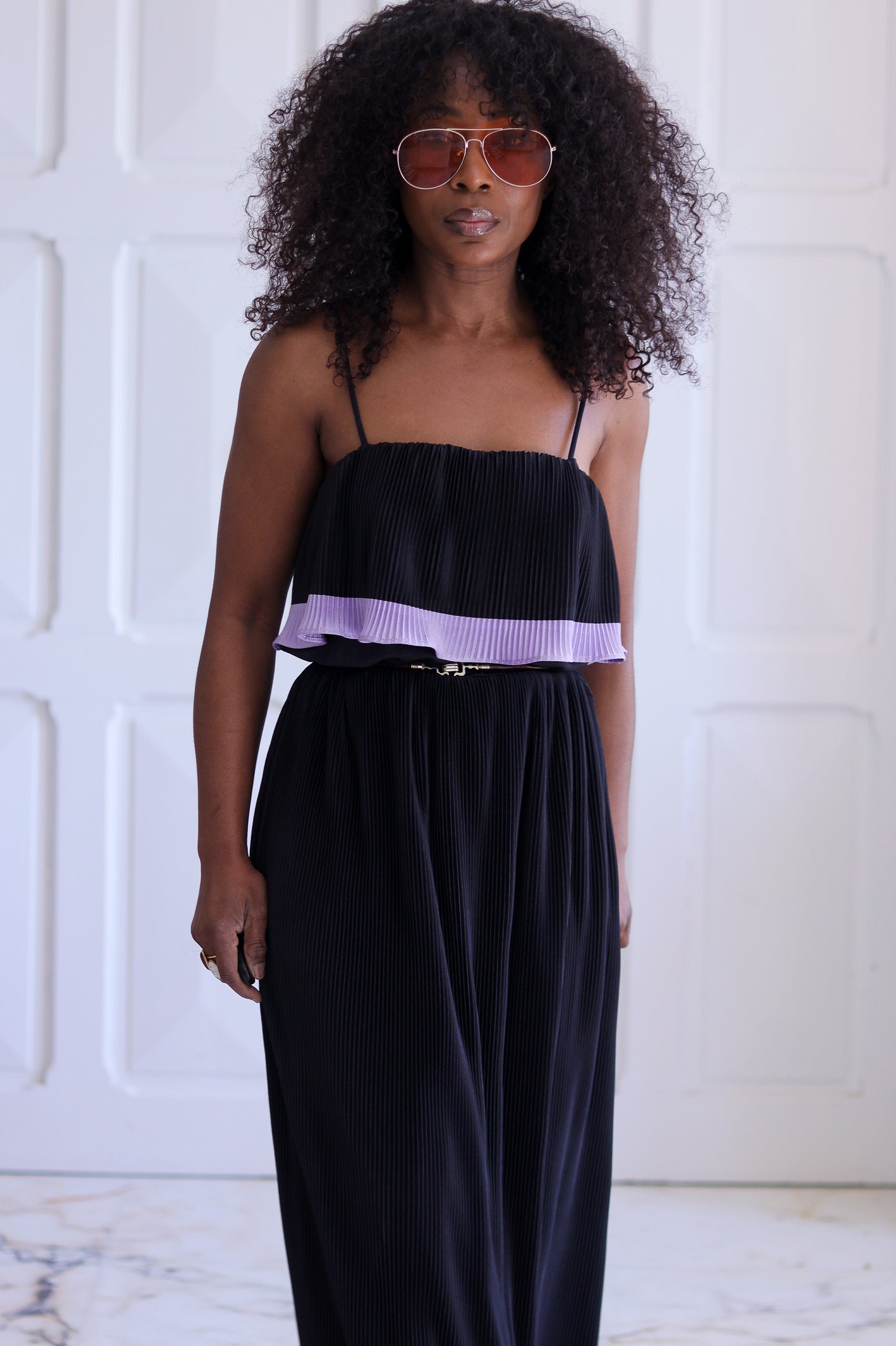 Shubette of London robe plissée