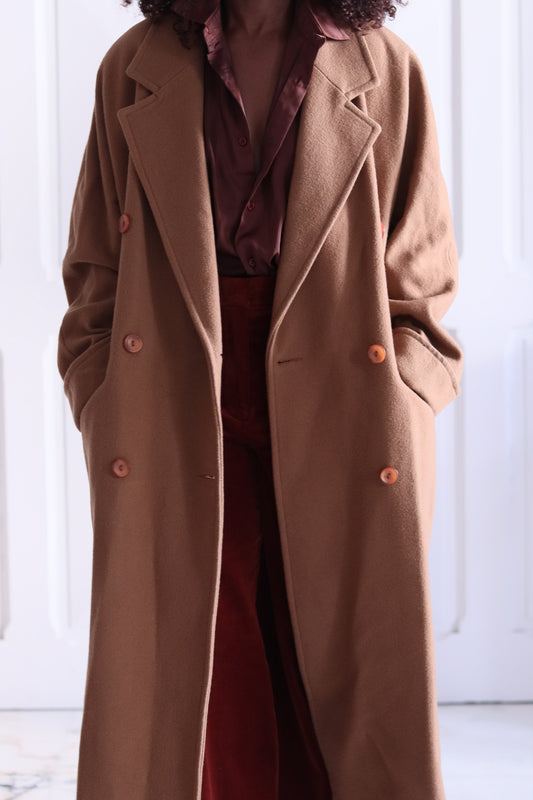 3 Suisse manteau vintage en laine