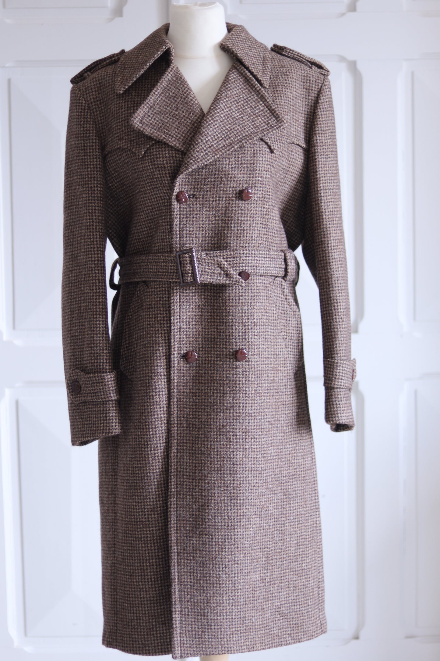 Manteau tweed années 1960