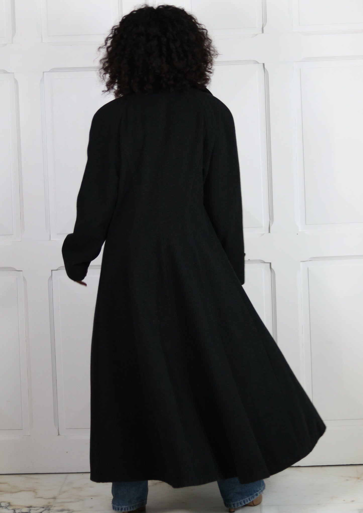 Svenska Amerika Linien manteau Cachemire et laine