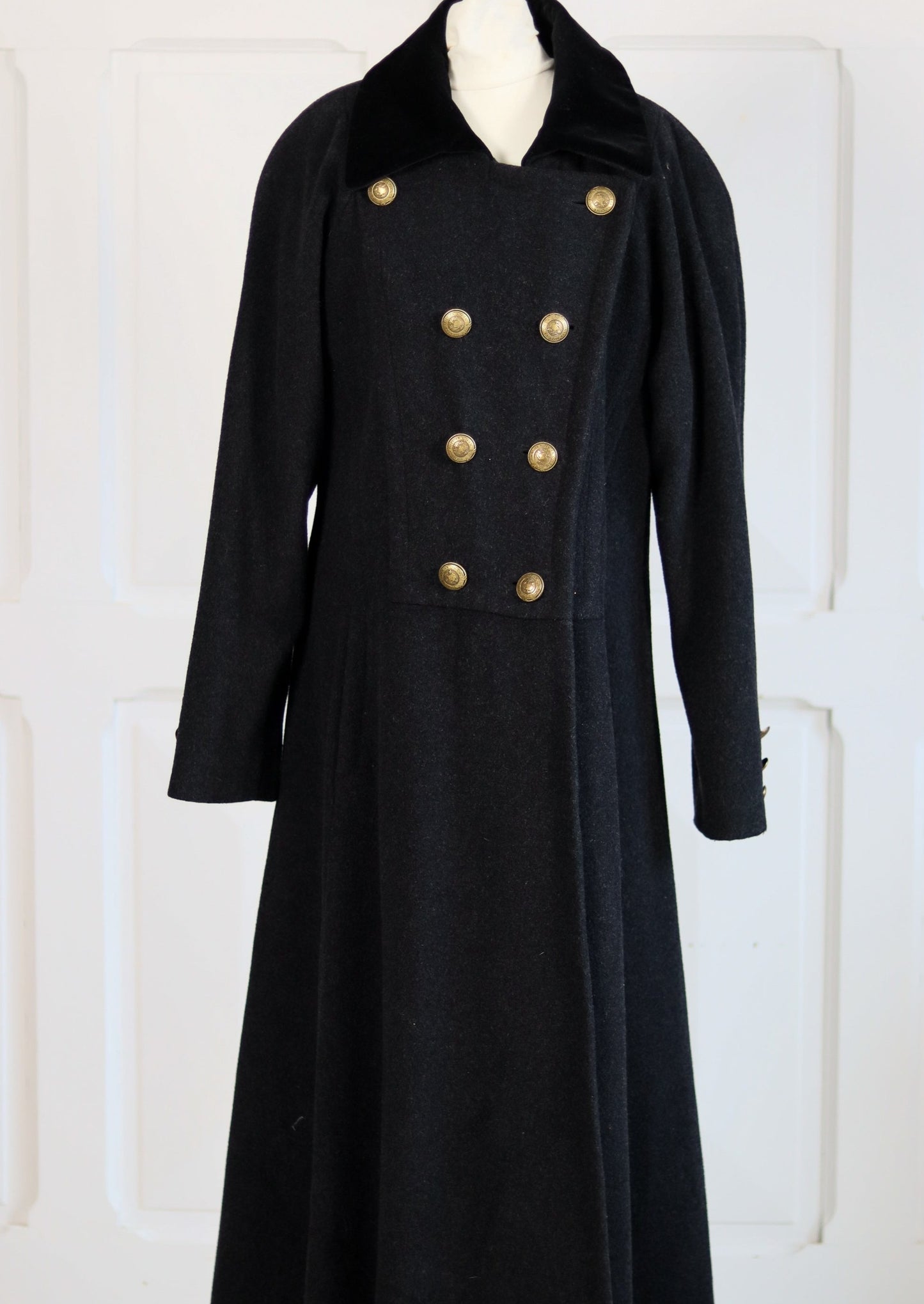 Svenska Amerika Linien manteau Cachemire et laine
