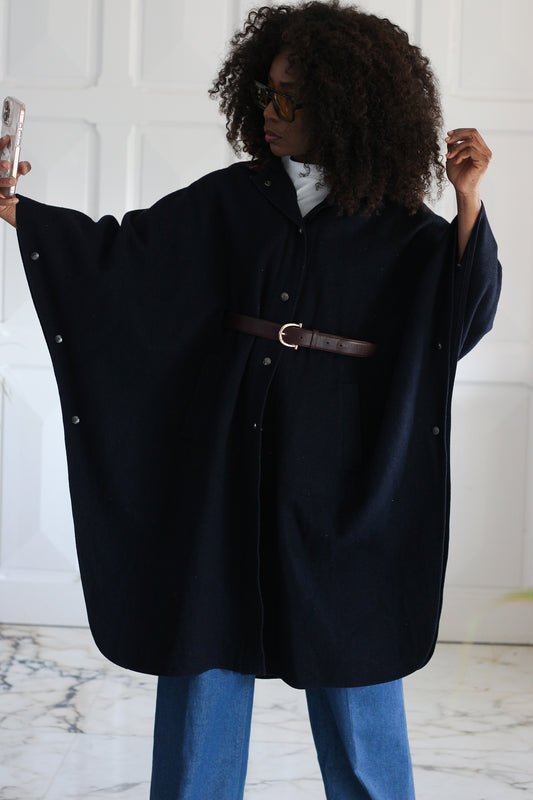 Fait main manteau cape avec capuche