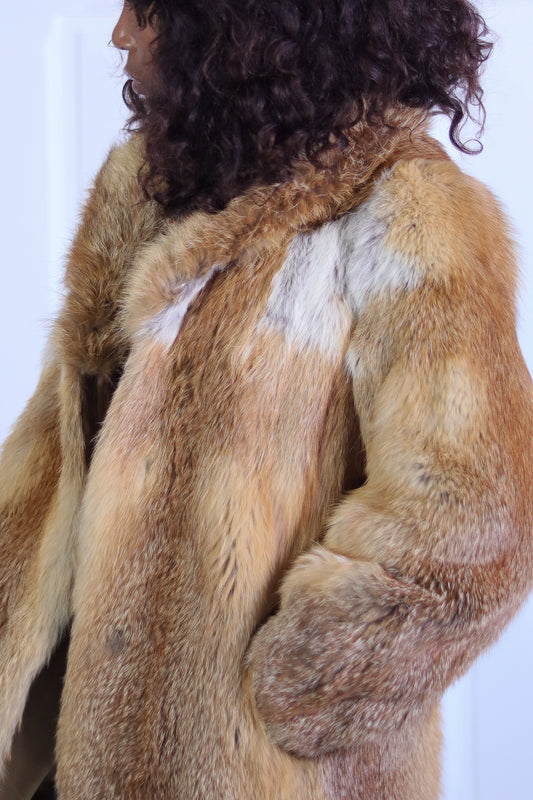 FAIT MAIN manteau fourrure