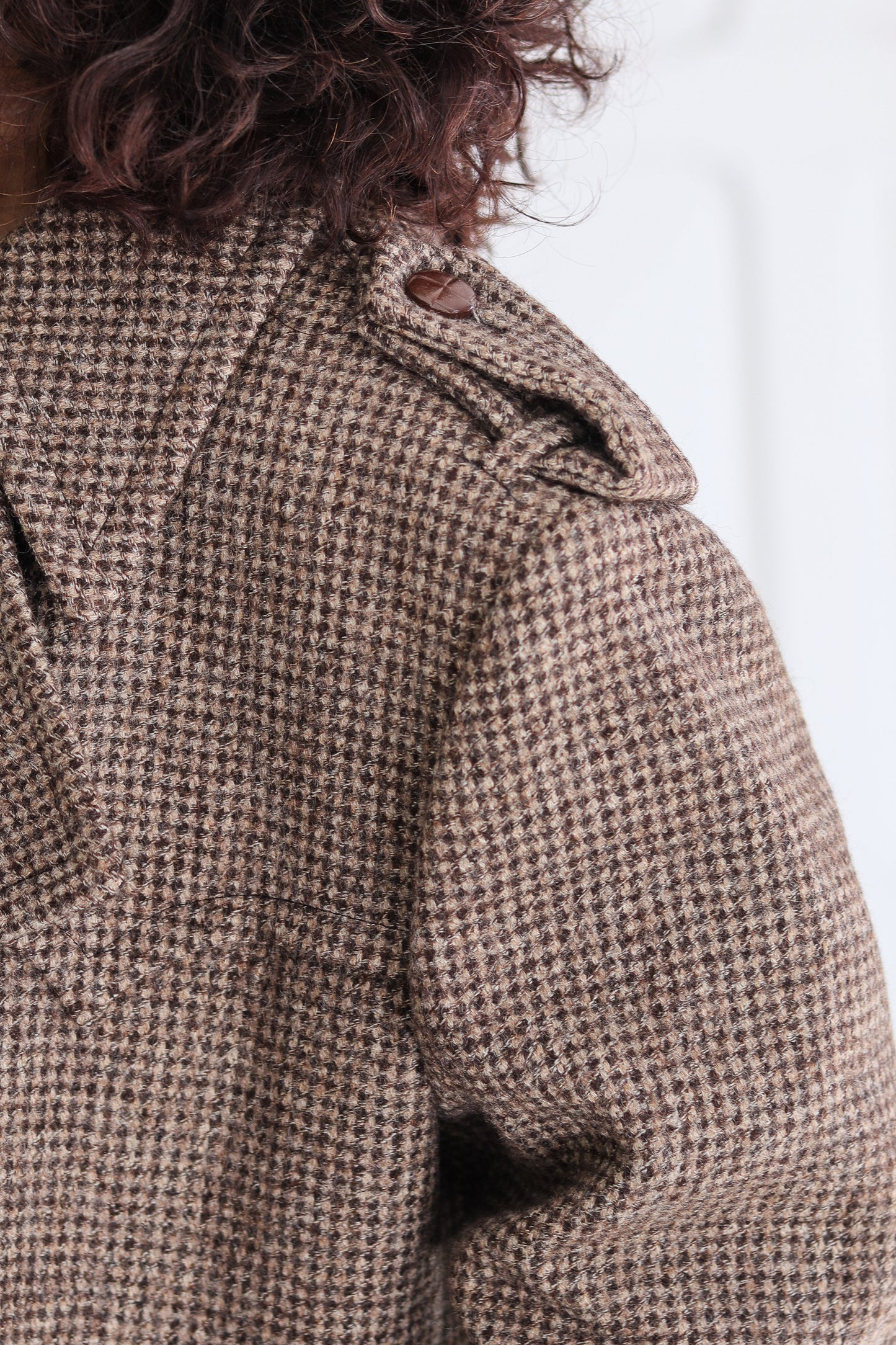 Manteau tweed années 1960