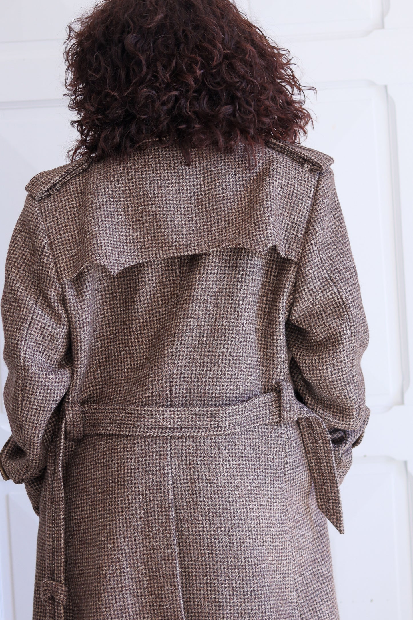 Manteau tweed années 1960
