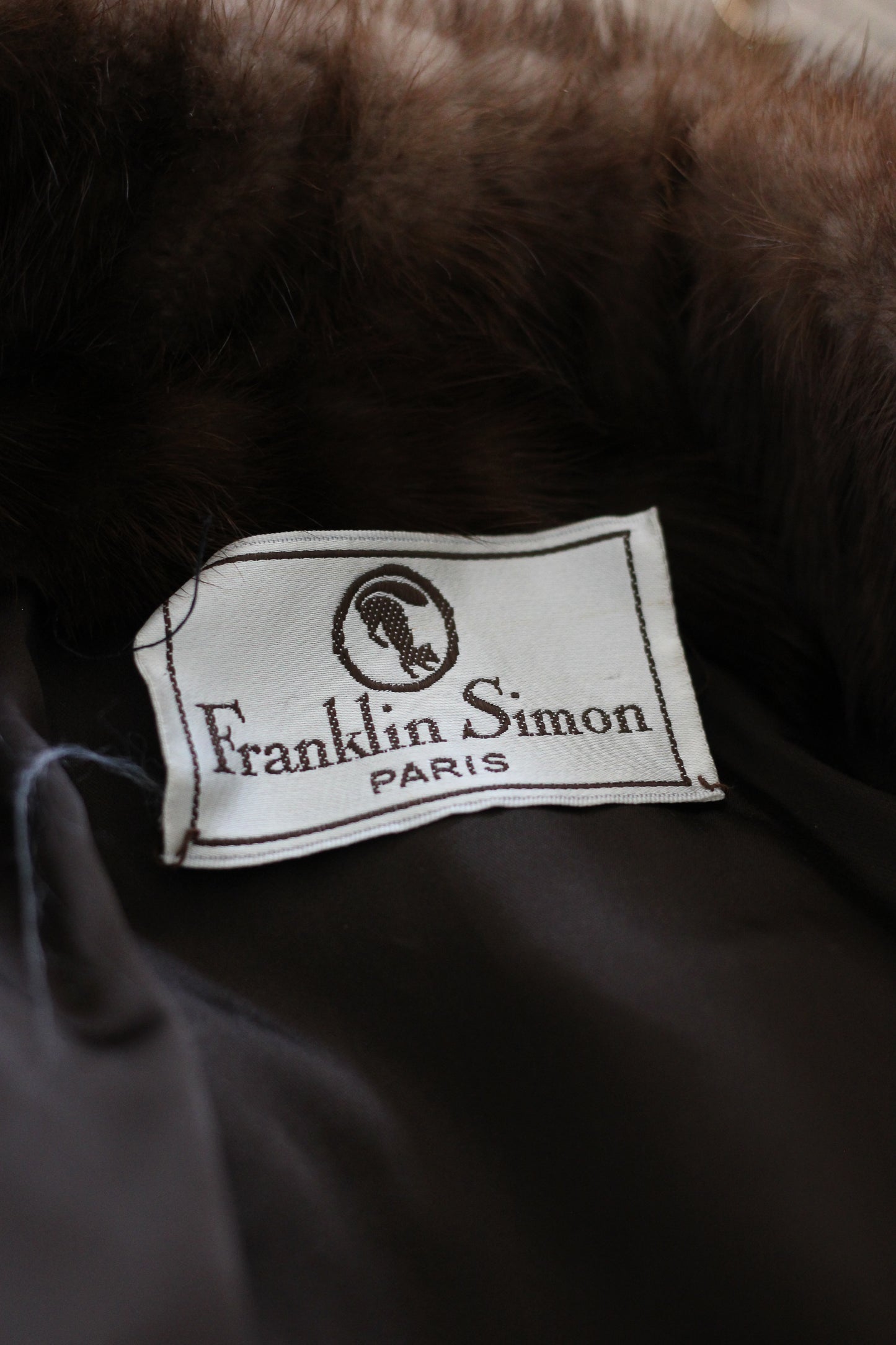 Franklin Simon blouson fourrure vison