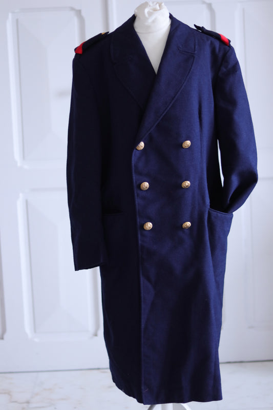 Manteau officier en laine