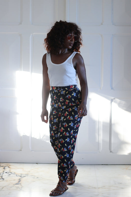 Cacharel pantalon vintage imprimé