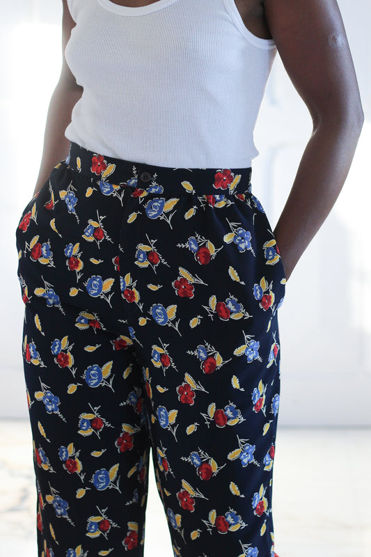 Cacharel pantalon vintage imprimé